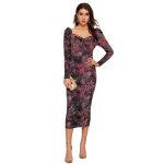 Womens Bodycon Full Sleev Dress - Image 3