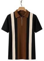 Men Self Designed Cotton T-Shirt