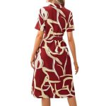 Womens Shirt Knee Length Dress - Image 3