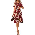 Womens Shirt Knee Length Dress - Image 2