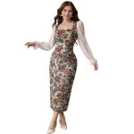 Womens Full Sleeve Knee Length Dress - Image 3