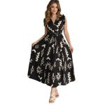 Womens Sleeveless Knee Length Dress